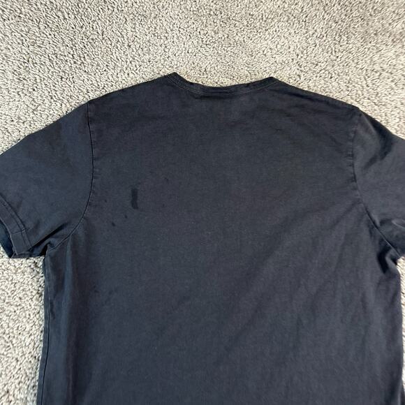 Mini Cooper Shirt Mens Medium Black Blue Union Jack Logo Short Sleeve READ - Picture 9 of 13